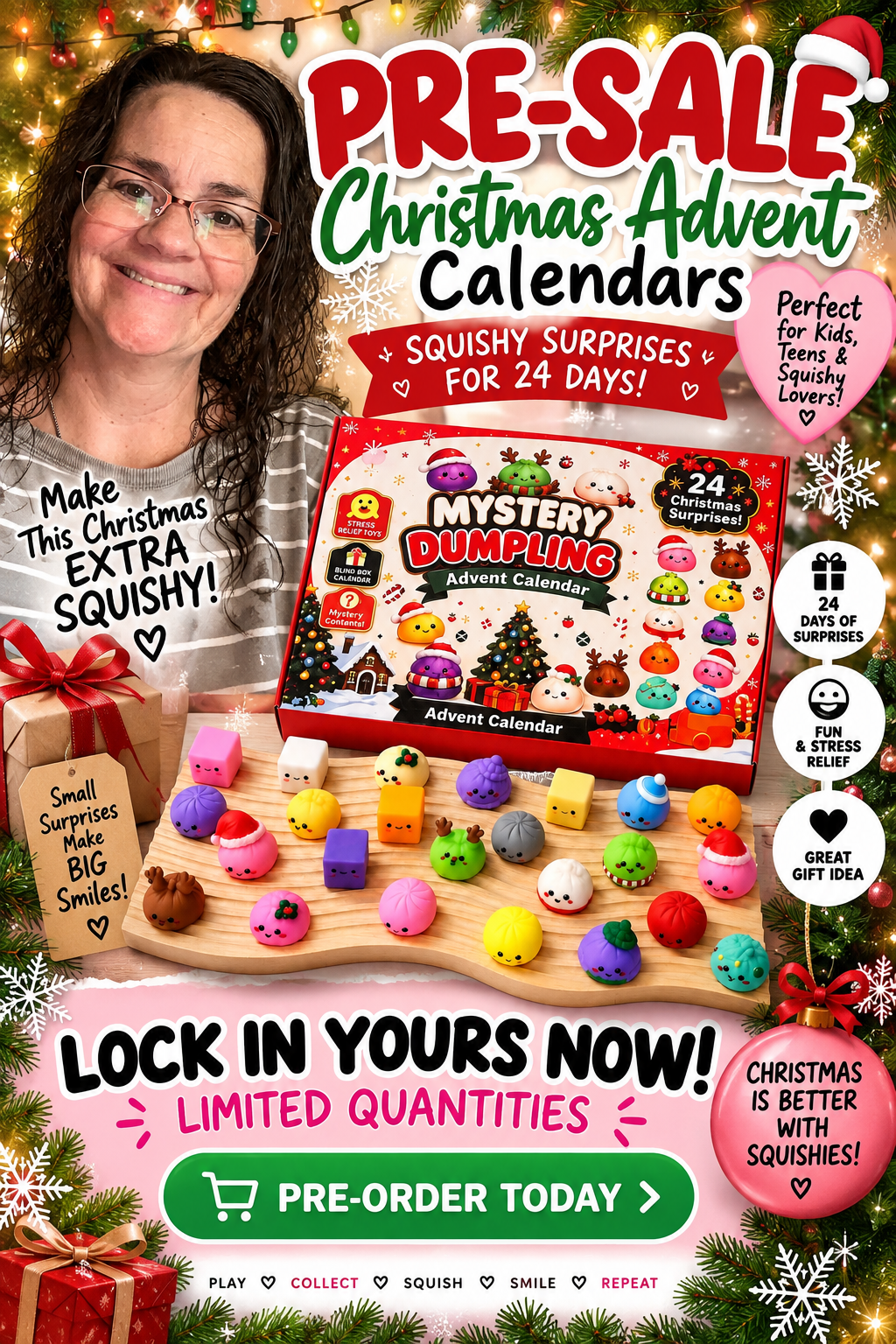 SQUISHY Advent Christmas Calendar PRESALE