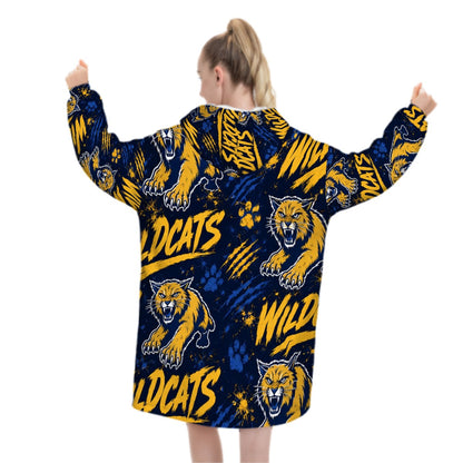 Adult Blanket Hoodie Customized to school