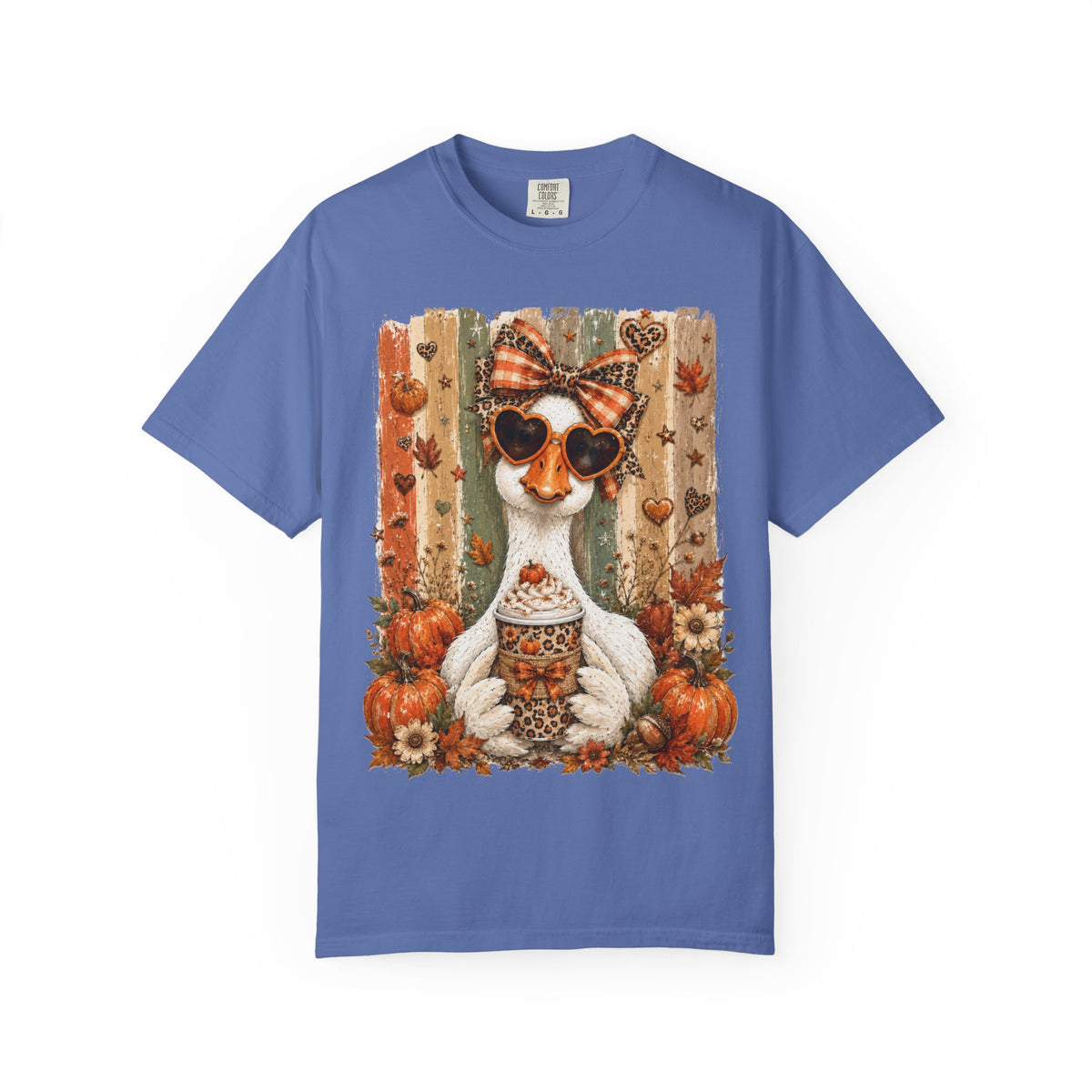 Fall Cat Pumpkin Tee – Cute Autumn Cat with Pumpkin Spice Latte T-Shirt