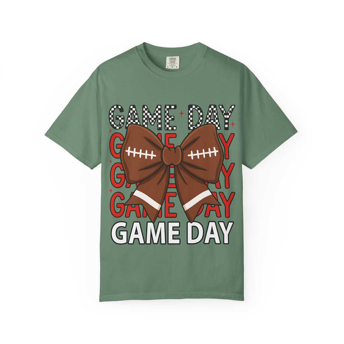 Game Day Football Bow T-Shirt