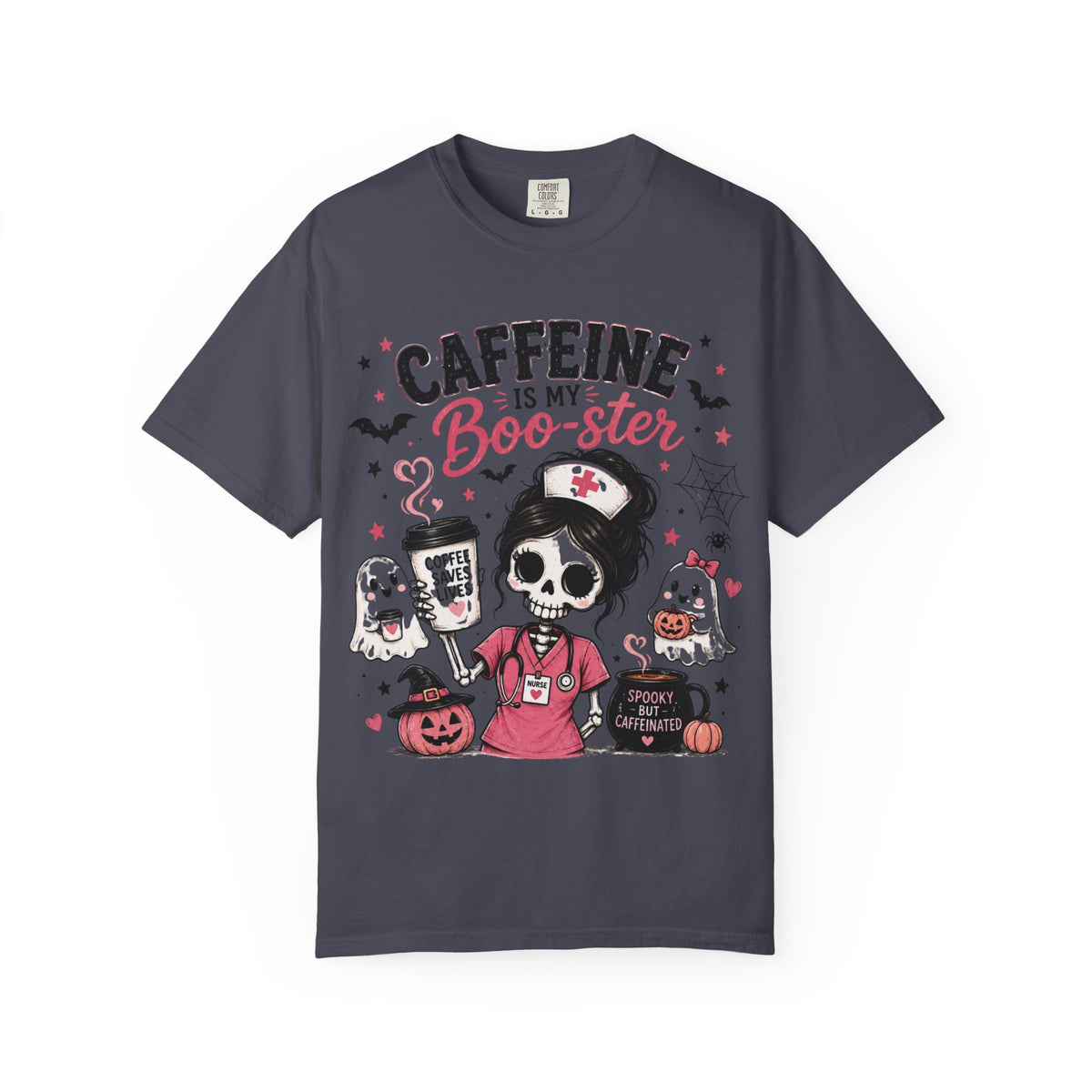 Caffeine Is My Boo-ster Halloween T-Shirt