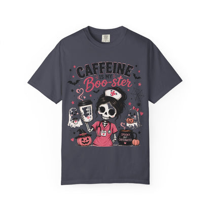 Caffeine Is My Boo-ster Halloween T-Shirt
