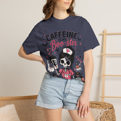 Caffeine Is My Boo-ster Halloween T-Shirt