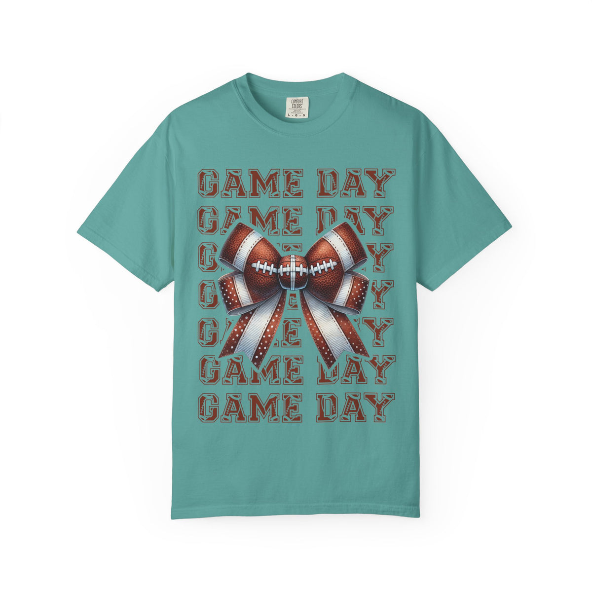 Game Day Football Bow T-Shirt