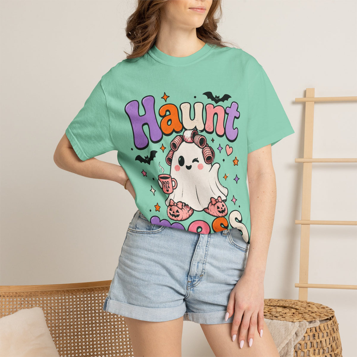 Haunt Mess Halloween T‑Shirt