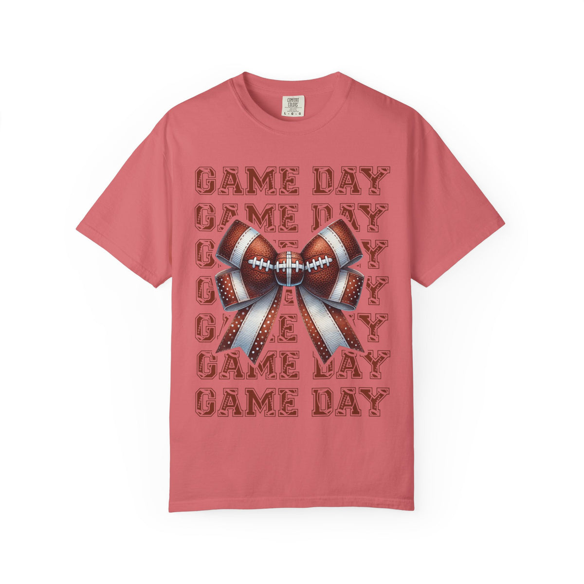 Game Day Football Bow T-Shirt