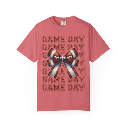 Game Day Football Bow T-Shirt