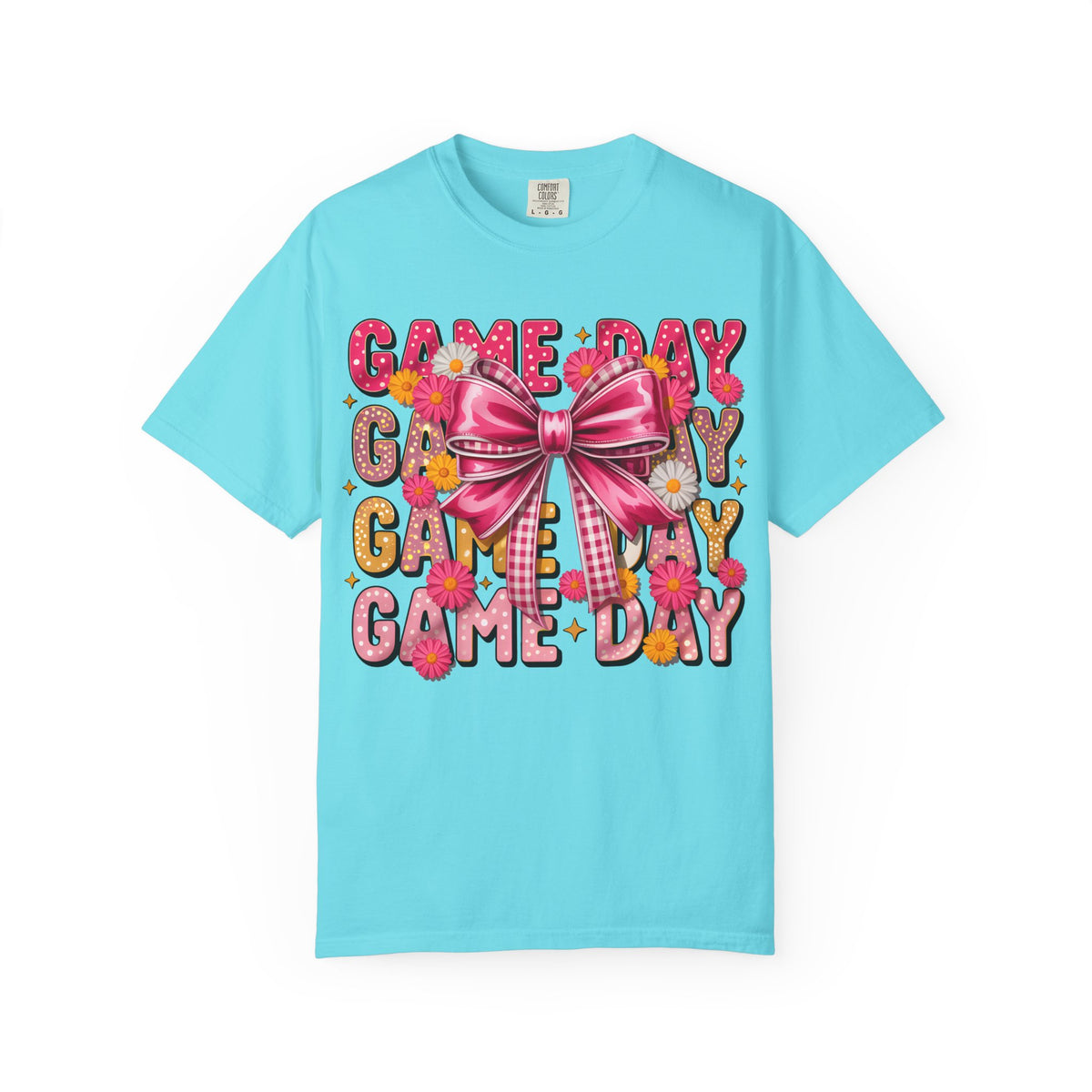 Game Day T-Shirt — Pink Bow Cheer Graphic Tee