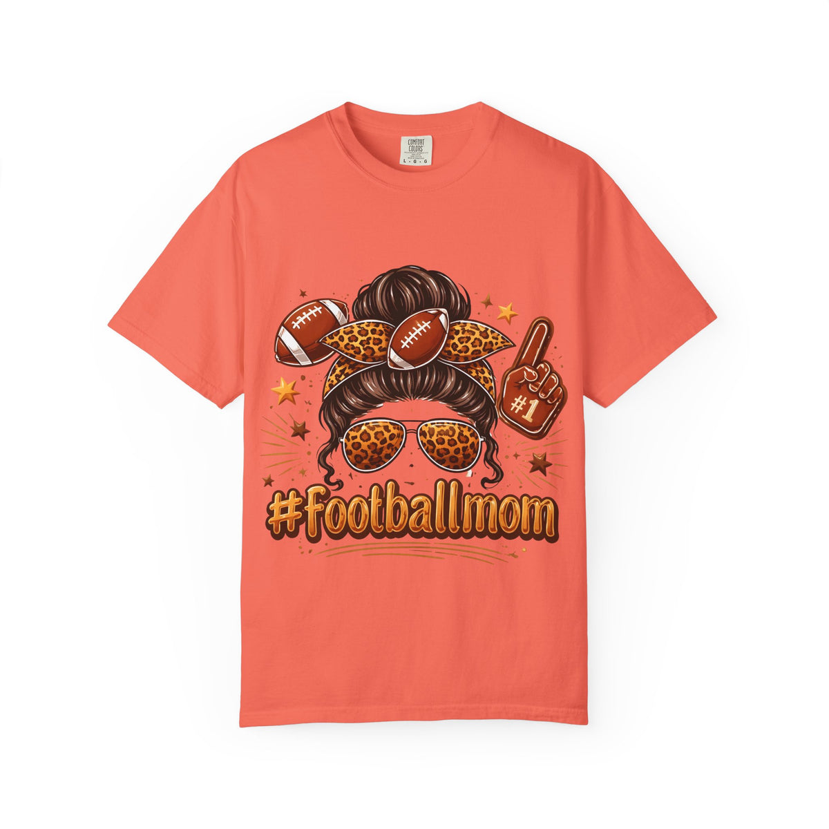 Football Mom T-Shirt — #FootballMom Graphic Tee for Game Day
