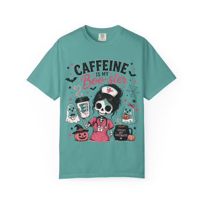 Caffeine Is My Boo-ster Halloween T-Shirt