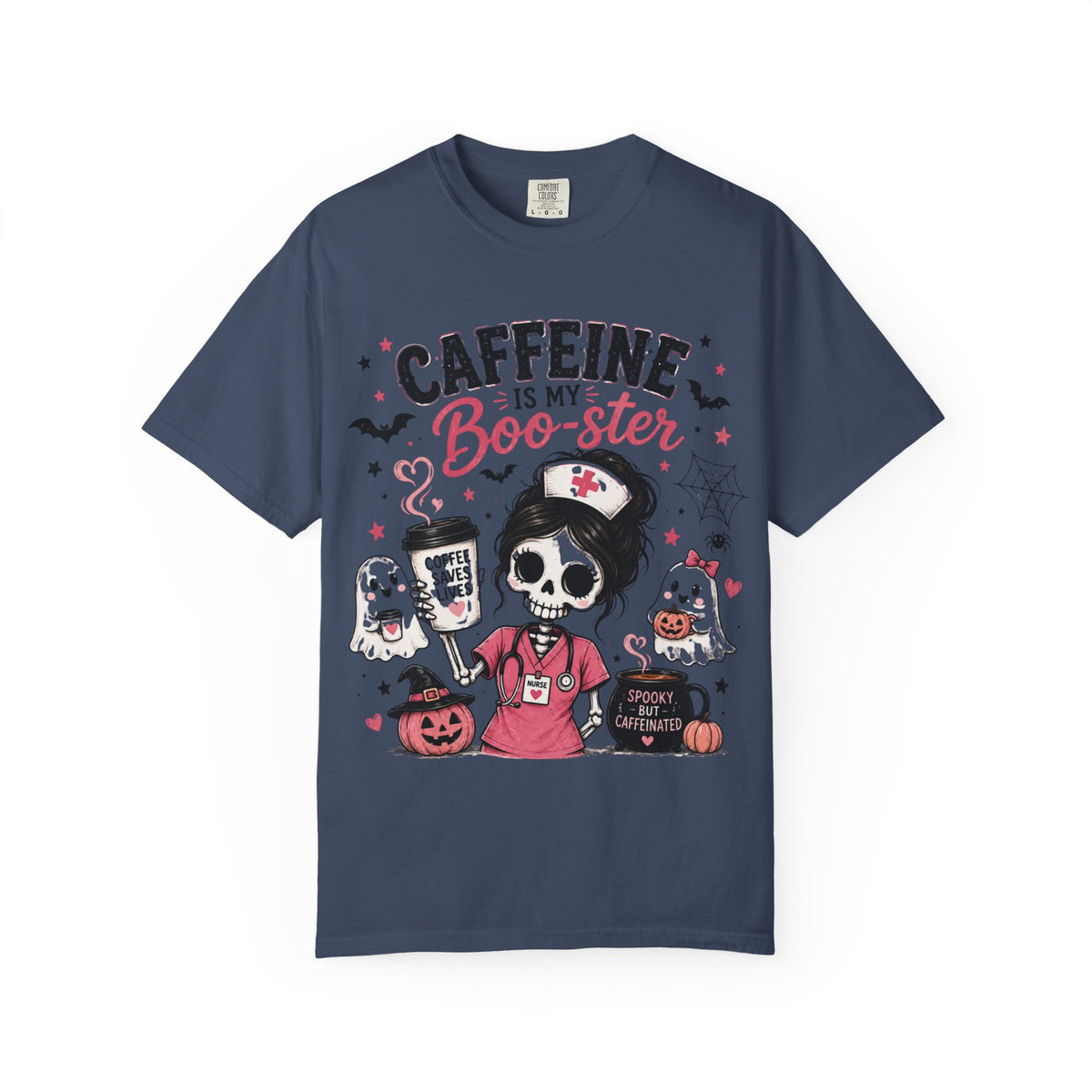 Caffeine Is My Boo-ster Halloween T-Shirt