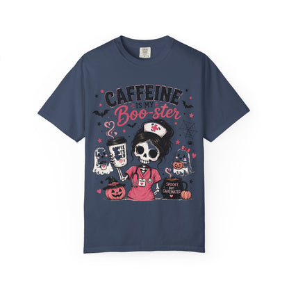 Caffeine Is My Boo-ster Halloween T-Shirt