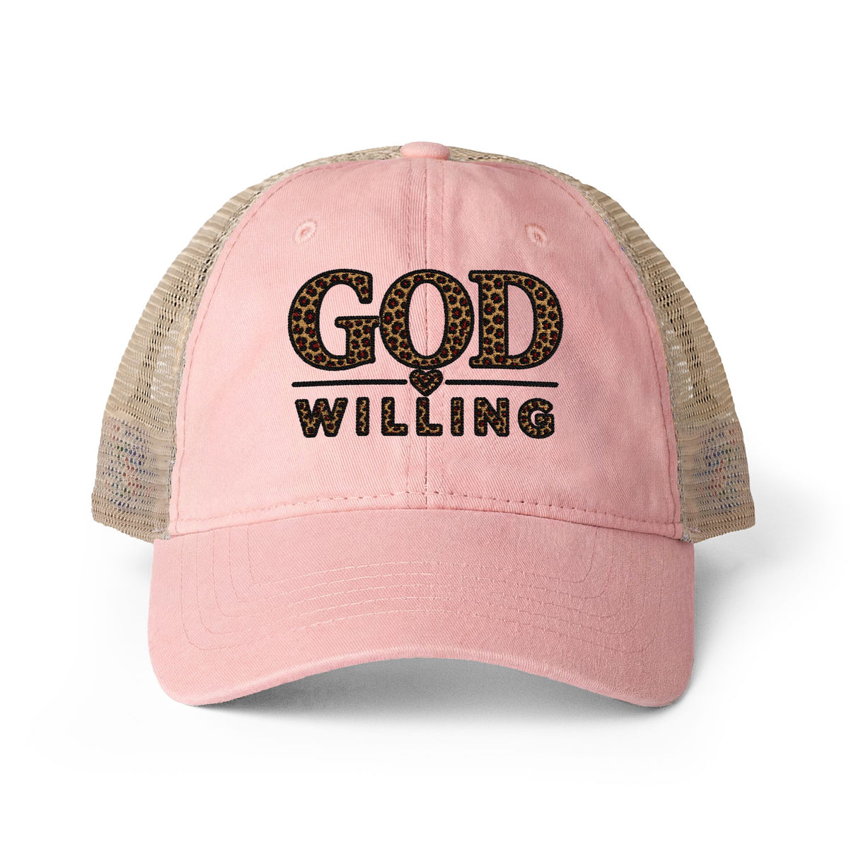 Women's Washed Mesh-Back Cap