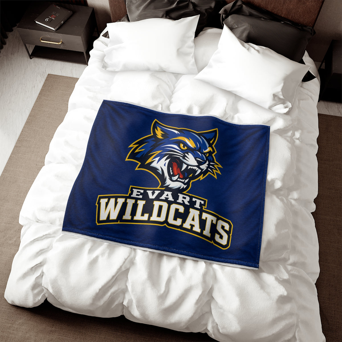 Evart Wildcats Fleece Blanket – Cozy School Spirit Throw