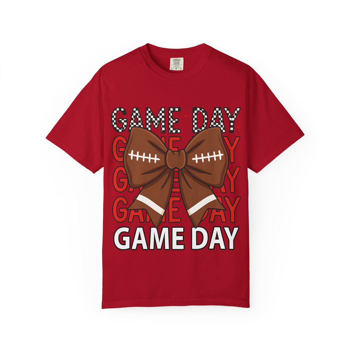 Game Day Football Bow T-Shirt