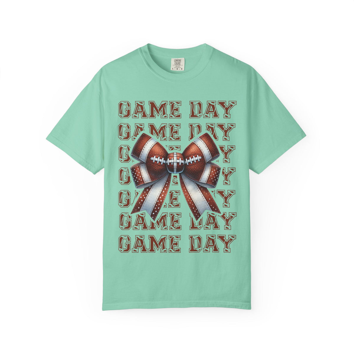 Game Day Football Bow T-Shirt