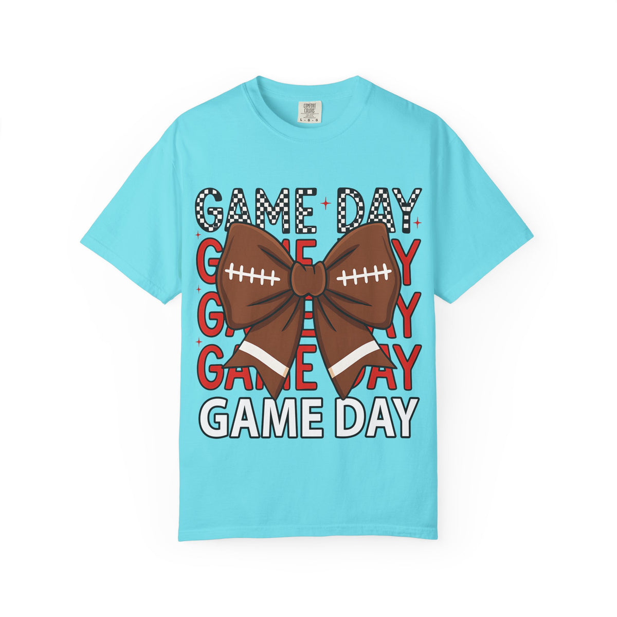 Game Day Football Bow T-Shirt