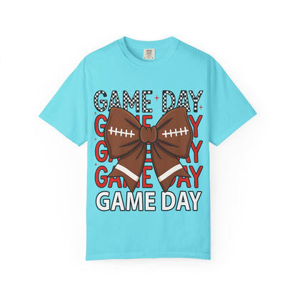 Game Day Football Bow T-Shirt