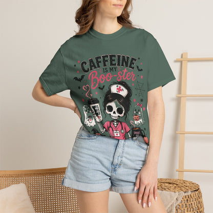 Caffeine Is My Boo-ster Halloween T-Shirt