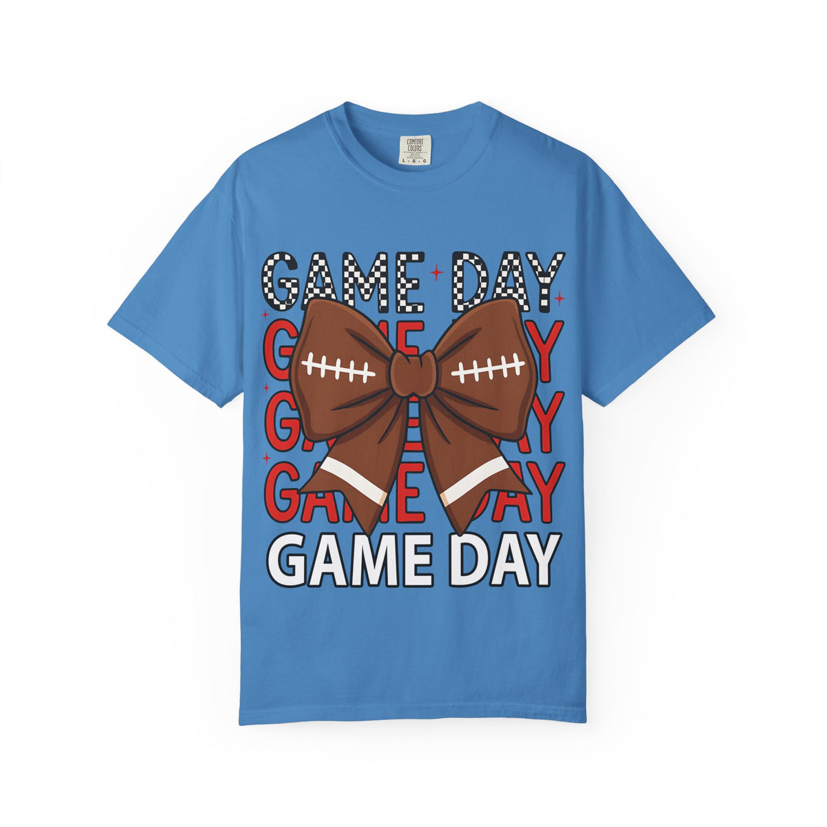Game Day Football Bow T-Shirt