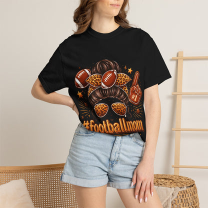Football Mom T-Shirt — #FootballMom Graphic Tee for Game Day
