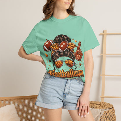 Football Mom T-Shirt — #FootballMom Graphic Tee for Game Day