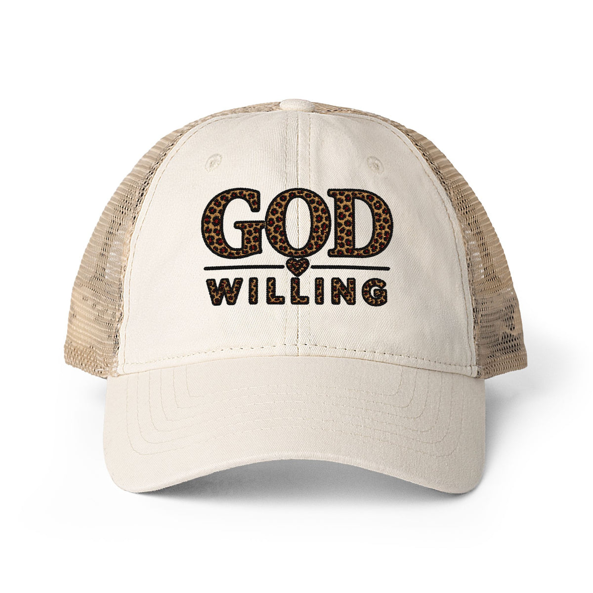 Women's Washed Mesh-Back Cap