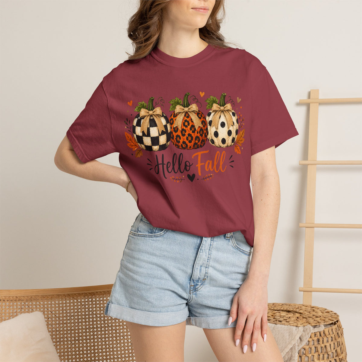 Hello Fall Pumpkin T-Shirt