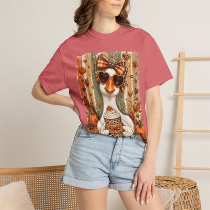 Fall Cat Pumpkin Tee – Cute Autumn Cat with Pumpkin Spice Latte T-Shirt
