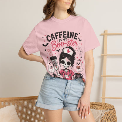 Caffeine Is My Boo-ster Halloween T-Shirt