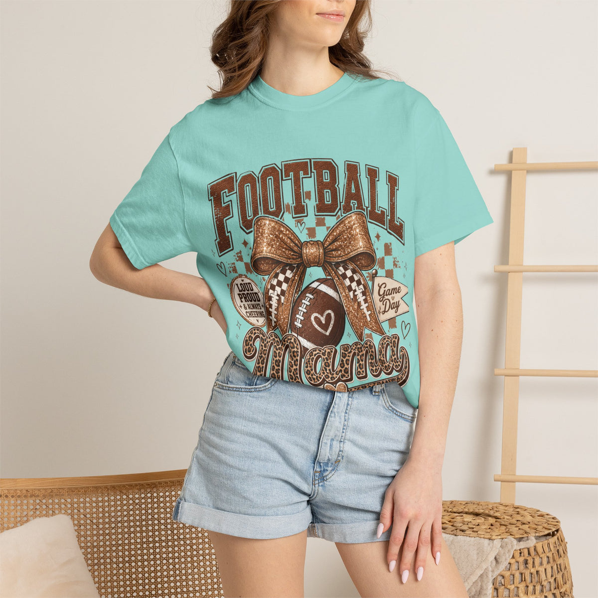 Football Mama T-Shirt – Game Day Mom Graphic Tee