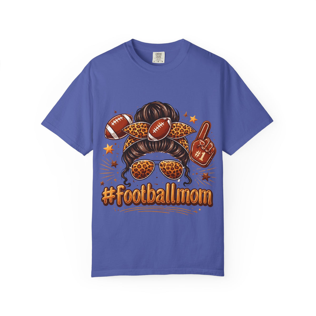 Football Mom T-Shirt — #FootballMom Graphic Tee for Game Day