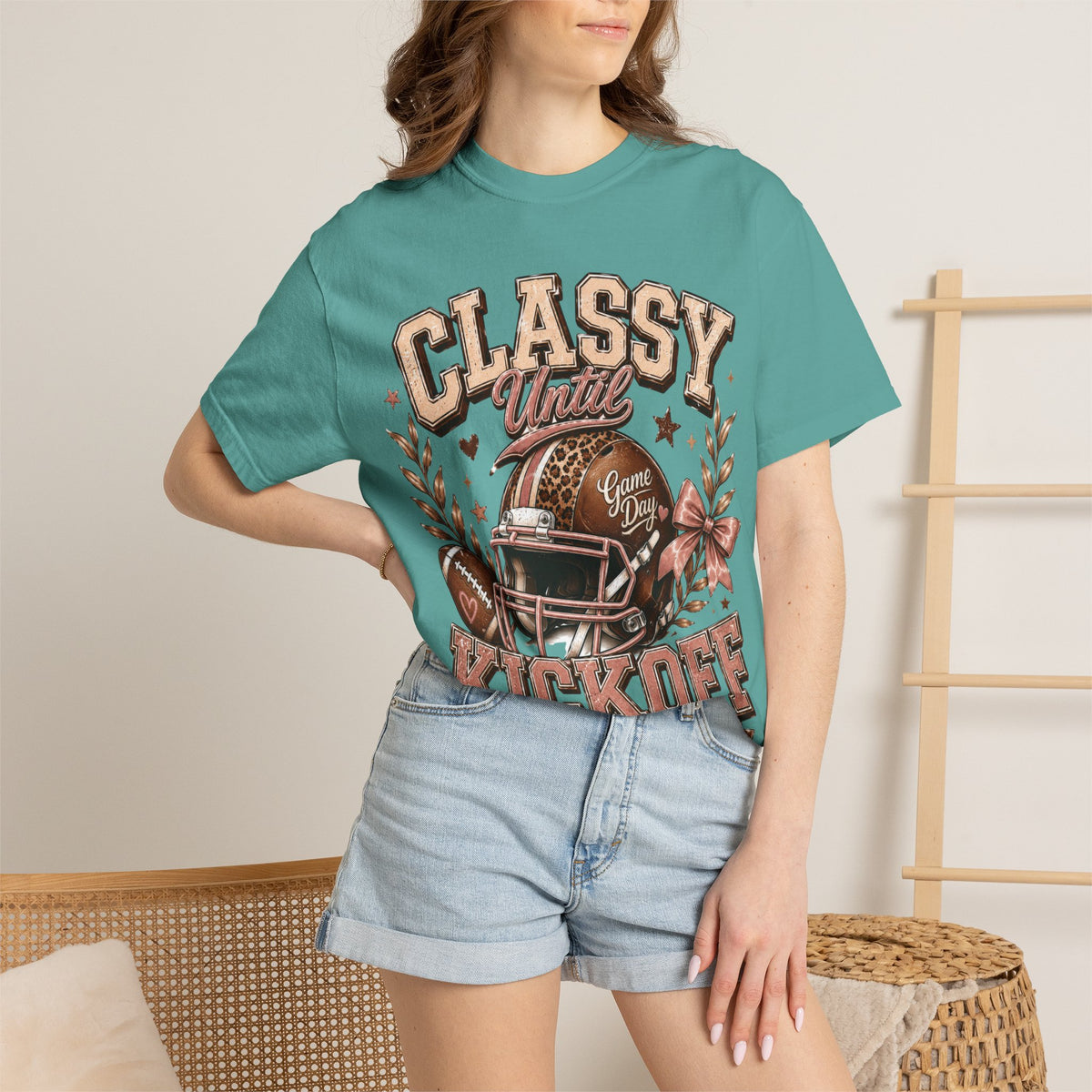 Classy Kickoff Football T-Shirt