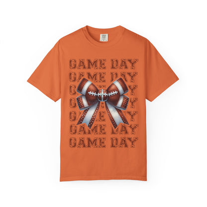 Game Day Football Bow T-Shirt