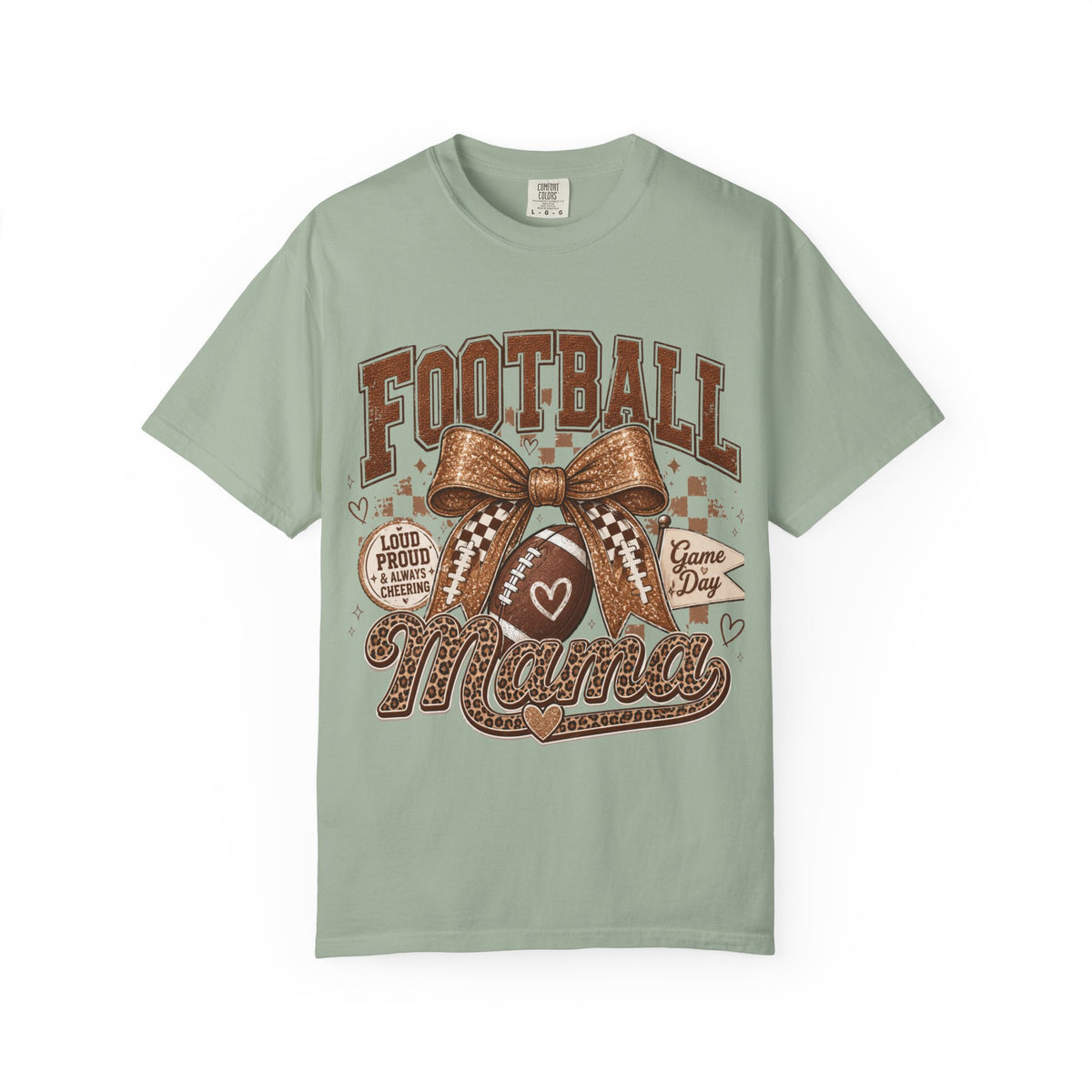 Football Mama T-Shirt – Game Day Mom Graphic Tee