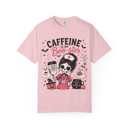 Caffeine Is My Boo-ster Halloween T-Shirt