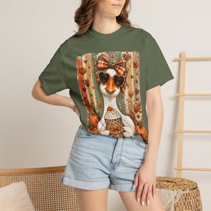 Fall Cat Pumpkin Tee – Cute Autumn Cat with Pumpkin Spice Latte T-Shirt