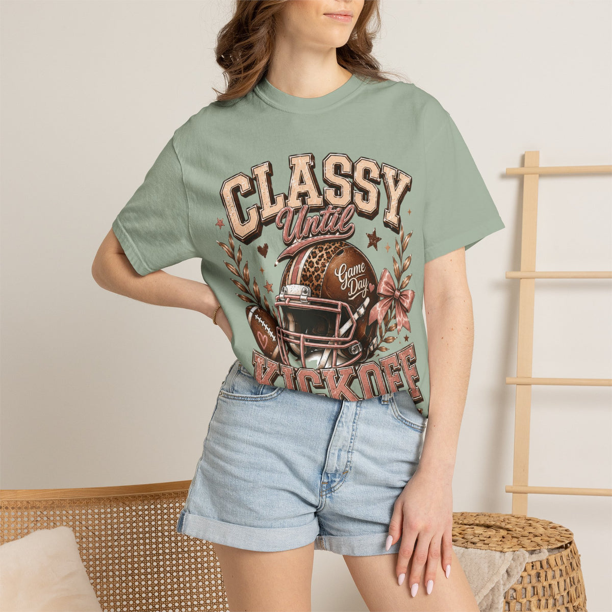 Classy Kickoff Football T-Shirt