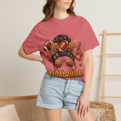 Football Mom T-Shirt — #FootballMom Graphic Tee for Game Day