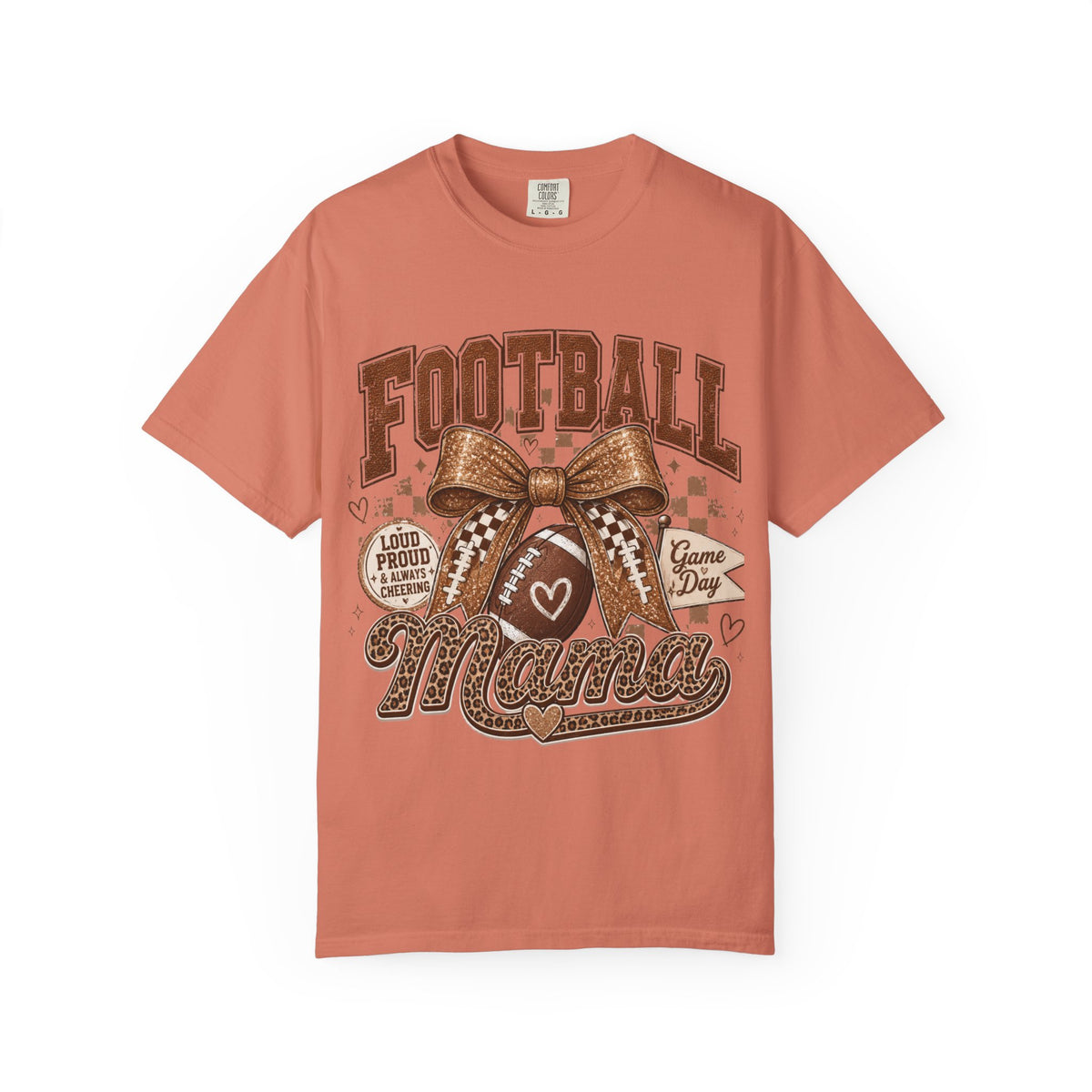 Football Mama T-Shirt – Game Day Mom Graphic Tee