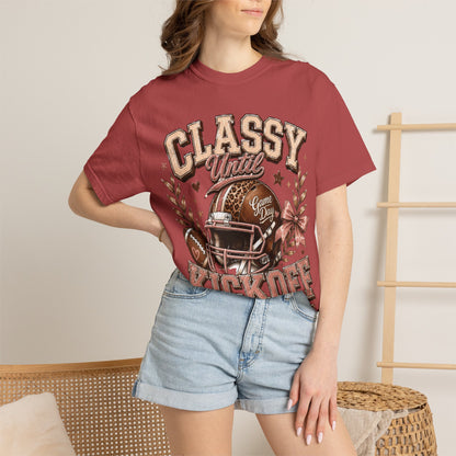 Classy Kickoff Football T-Shirt