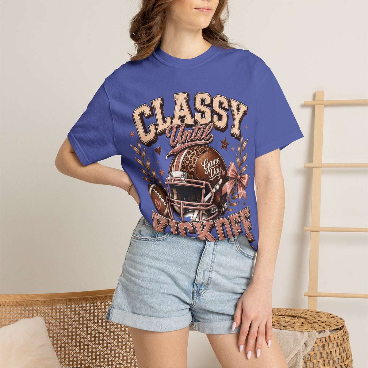 Classy Kickoff Football T-Shirt