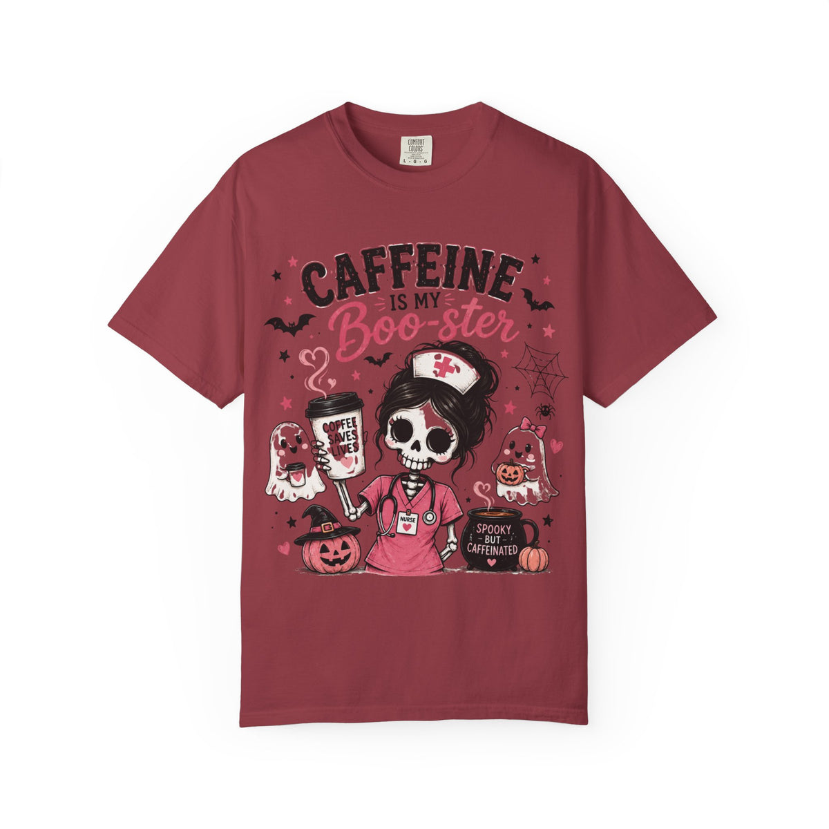 Caffeine Is My Boo-ster Halloween T-Shirt