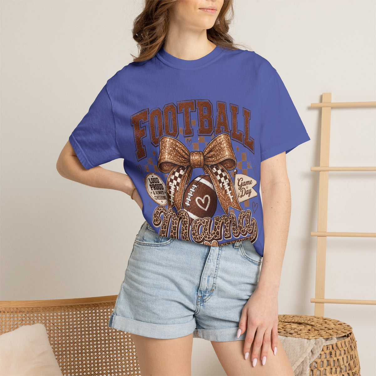 Football Mama T-Shirt – Game Day Mom Graphic Tee