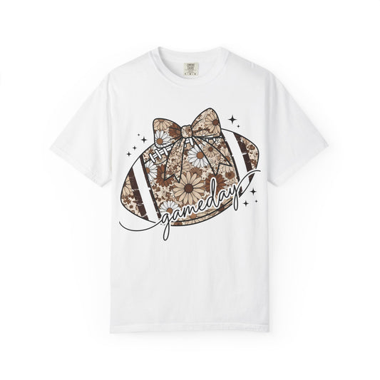 Gameday Floral Football T-Shirt