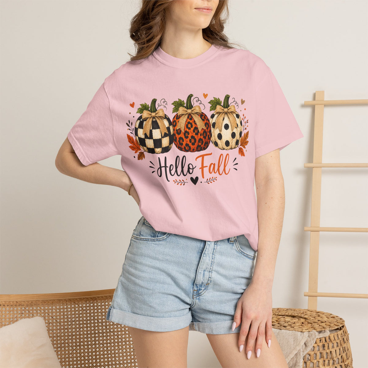 Hello Fall Pumpkin T-Shirt