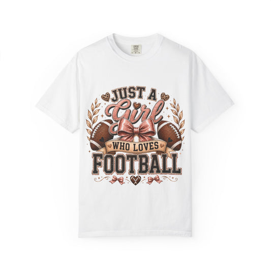 Just A Girl Who Loves Football T-Shirt