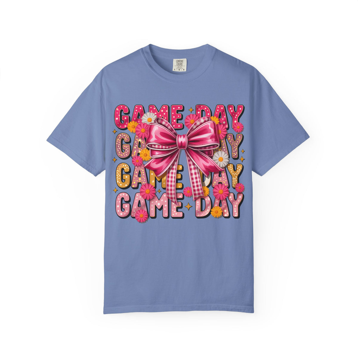 Game Day T-Shirt — Pink Bow Cheer Graphic Tee