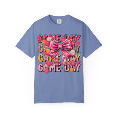 Game Day T-Shirt — Pink Bow Cheer Graphic Tee