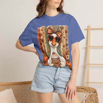 Fall Cat Pumpkin Tee – Cute Autumn Cat with Pumpkin Spice Latte T-Shirt